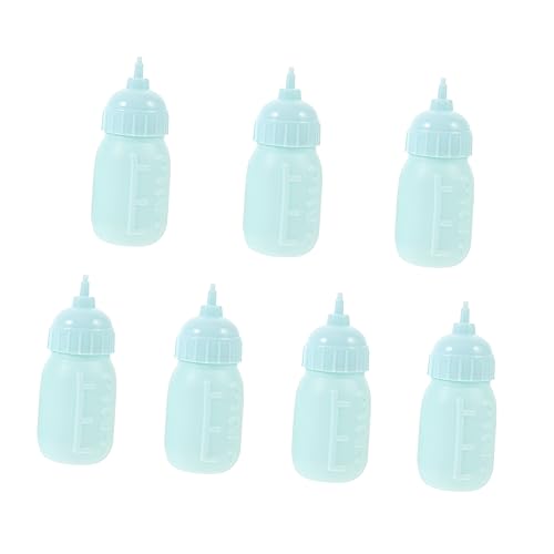 Yardwe 10 Stück Babyflasche doll Accessories Flaschen Mini-Spielzeugflasche babyflaschen Simulation Flaschenspielzeug Plastik Sky-Blue Yardwe 10 Stück Babyflasche doll Accessories Flaschen Mini-Spielzeugflasche babyflaschen Simulation Flaschenspielzeug Plastik Sky-Blue von Yardwe