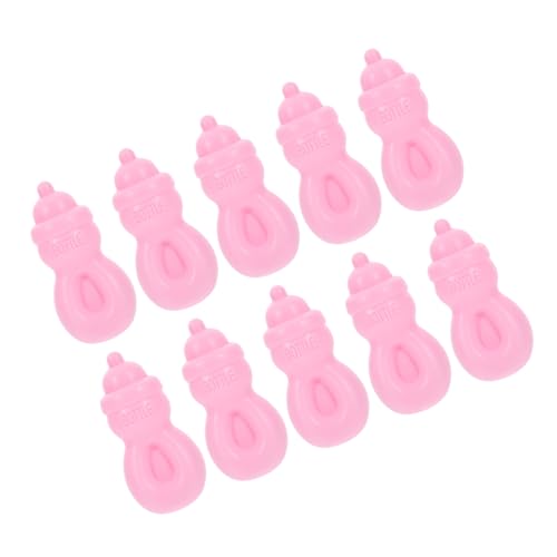 Yardwe 10 Stück Babyflasche klein Babys Geburtstagsgeschenk puppenflasche puppenspielzeug interaktives Mini-Milchflaschen Lernspielzeug für Plastik Rosa Yardwe 10 Stück Babyflasche klein Babys Geburtstagsgeschenk puppenflasche puppenspielzeug interaktives Mini-Milchflaschen Lernspielzeug für Plastik Rosa von Yardwe