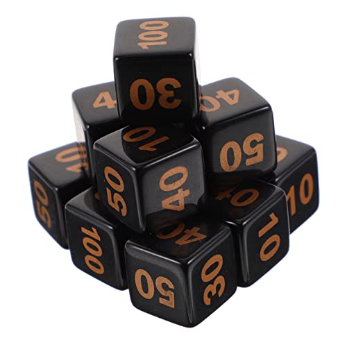 Yardwe 10 Stück Blutzahl Würfel Brettspiel-Tool Unterhaltungswürfel mehrseitige Würfel Standard-Spielwürfel Mathe-Lehrwürfel Brettspielzähler Partywürfel Acryl Black Yardwe 10 Stück Blutzahl Würfel Brettspiel-Tool Unterhaltungswürfel mehrseitige Würfel Standard-Spielwürfel Mathe-Lehrwürfel Brettspielzähler Partywürfel Acryl Black von Yardwe