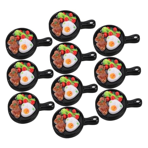 Yardwe 10 Stück Bratpfannen-frühstücksspielzeug Miniatur-backspielzeug Für Die Küche Puppenhauszubehör Mini-Essen Mini -eierpfanne Dollhouse Decor Künstliches Spiegelei Plastik Yardwe 10 Stück Bratpfannen-frühstücksspielzeug Miniatur-backspielzeug Für Die Küche Puppenhauszubehör Mini-Essen Mini -eierpfanne Dollhouse Decor Künstliches Spiegelei Plastik von Yardwe