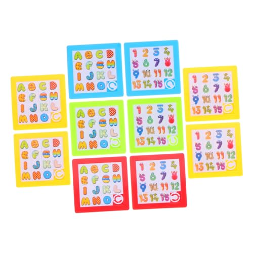 Yardwe 10 Stück Bunte Zahlen Buchstaben Puzzle Spielzeuge Plastisches Lernspielzeug für Frühkindliche Bildung Kognitive Entwicklungsspielzeuge mit Cartoon Mustern Yardwe 10 Stück Bunte Zahlen Buchstaben Puzzle Spielzeuge Plastisches Lernspielzeug für Frühkindliche Bildung Kognitive Entwicklungsspielzeuge mit Cartoon Mustern von Yardwe