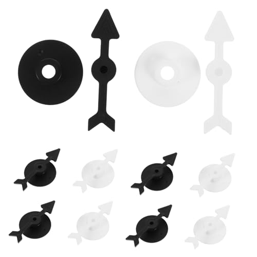 Yardwe 10 Stück Drehteller Spielzeiger Desktop Rotierende Pfeile Brettspiel Klassenzimmeraktivitäten Rotierender Breiter Spielpfeil Für Spielklassenzimmerzubehör Kunststoff von Yardwe