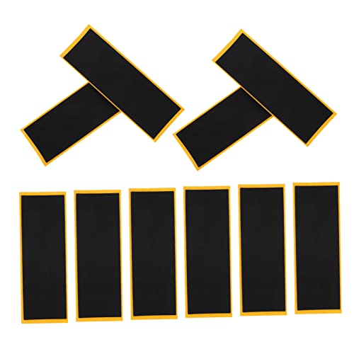 Yardwe 10 Stück Finger-Skateboard-Anti-rutsch-Aufkleber Miniband Mini-Finger-Skateboard-Aufkleber Griffbretter Schaumstoffgriff Für Skaten Miniatur Blatt Black von Yardwe