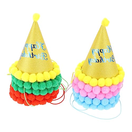 Yardwe 10 Stück Geburtstagshut birthday decorations ponpons Farbenfroher Hut Kegelhüte neue Jahre Geburtstagskegelhut aus Papier Bommel-Geburtstagsmütze Partykegelhüte Glitzerpapier Yardwe 10 Stück Geburtstagshut birthday decorations ponpons Farbenfroher Hut Kegelhüte neue Jahre Geburtstagskegelhut aus Papier Bommel-Geburtstagsmütze Partykegelhüte Glitzerpapier von Yardwe