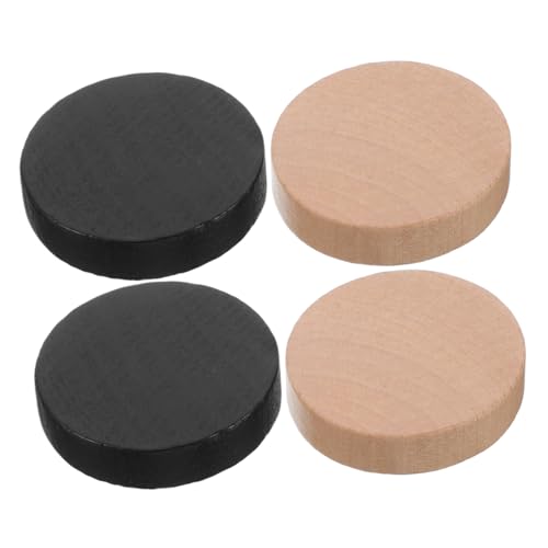 Yardwe 10 Stück Holz Sling Puck Spiel Zubehör Interaktives Brettspiel für Familien Schnelles Hockey Sling Puck Spiel mit Schwarzen und Naturfarbenen Spielsteinen Yardwe 10 Stück Holz Sling Puck Spiel Zubehör Interaktives Brettspiel für Familien Schnelles Hockey Sling Puck Spiel mit Schwarzen und Naturfarbenen Spielsteinen von Yardwe