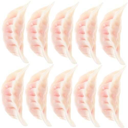 Yardwe 10 Stück Künstliche Dumplings Teiliges Realistische Lebensmittel Deko Faux Food Modell für Fotografie Restaurant Displays Küchen Dekoration für Erwachsene Yardwe 10 Stück Künstliche Dumplings Teiliges Realistische Lebensmittel Deko Faux Food Modell für Fotografie Restaurant Displays Küchen Dekoration für Erwachsene von Yardwe