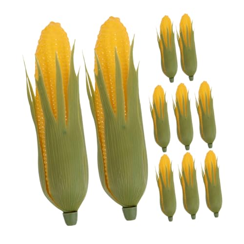 Yardwe 10 Stück Künstlicher Mais Realistisches Gefälschtes Gemüse Lebensechtes Künstliches Lebensmittelmodell Ornament Lebensechte Lebensmittel Foto Requisiten Für Die Dekoration von Yardwe