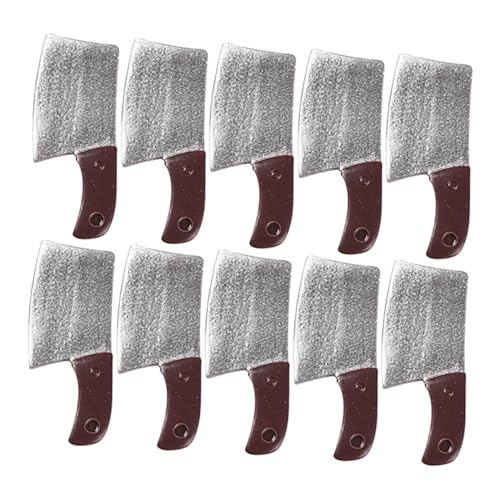 Yardwe 10 Stück Mini-Küchenmesserspielzeug Spielzeughaus Puppenhaus küchengeräte Küchenmesser Mini-Küchenutensilien-Modell Mini-Küchendekoration Harz Silver Yardwe 10 Stück Mini-Küchenmesserspielzeug Spielzeughaus Puppenhaus küchengeräte Küchenmesser Mini-Küchenutensilien-Modell Mini-Küchendekoration Harz Silver von Yardwe