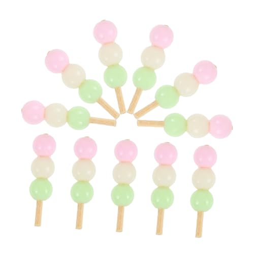 Yardwe 10 Stück Mini Schmücken Puppe Essen Miniatur Mini- -küchenzubehör Lebensmittelmodell Mini-Food-Requisite Mini -hausdekoration Mini-hausverzierung Plastik von Yardwe