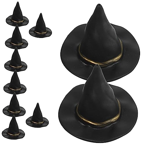 Yardwe 10 Stück Miniatur Hexenhüte für Puppen Teiliges für Halloween Deko und Diy Projekte Gestaltete Mini Hüte für Bastelarbeiten und Puppenhaus Zubehör Yardwe 10 Stück Miniatur Hexenhüte für Puppen Teiliges für Halloween Deko und Diy Projekte Gestaltete Mini Hüte für Bastelarbeiten und Puppenhaus Zubehör von Yardwe