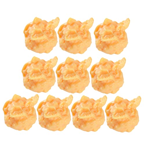 Yardwe 10 Stück Miniatur Künstliche Popcorn Dekorationen Realistische Fake Popcorn Requisiten für DIY Schmuck Fotografie und Partys von Yardwe