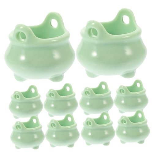 Yardwe 10 Stück Miniatur Witch Cauldron Halloween Kessel für Diy Deko Langlebige Mini Töpfe für Partys Festivals und Kreative Bastelideen Yardwe 10 Stück Miniatur Witch Cauldron Halloween Kessel für Diy Deko Langlebige Mini Töpfe für Partys Festivals und Kreative Bastelideen von Yardwe