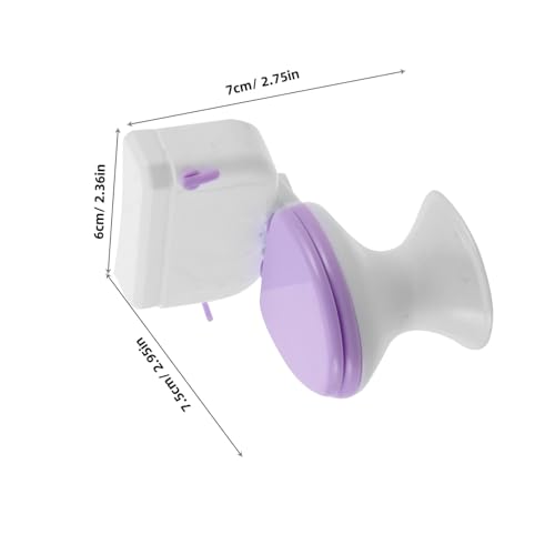 Yardwe 10 Stück Miniatur-wc aus Kunststoff Realistisch Gestaltetes Puppenhaus-badezimmermöbel Platzsparendes Mini-toiletten Detailgetreue Puppenhaus-Dekoration und Rollenspiele von Yardwe