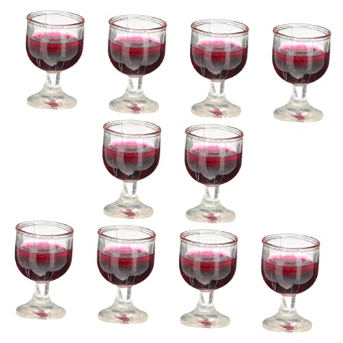 Yardwe 10 Stück Miniatur-weinglas-Ornamente Miniatur Weingläser Mini-Brille Miniaturen Zum Basteln Puppe Brille Puppenhaus 1: 12 Weingläser Mini-tassen Mini Weingläser Rot PVC Yardwe 10 Stück Miniatur-weinglas-Ornamente Miniatur Weingläser Mini-Brille Miniaturen Zum Basteln Puppe Brille Puppenhaus 1: 12 Weingläser Mini-tassen Mini Weingläser Rot PVC von Yardwe