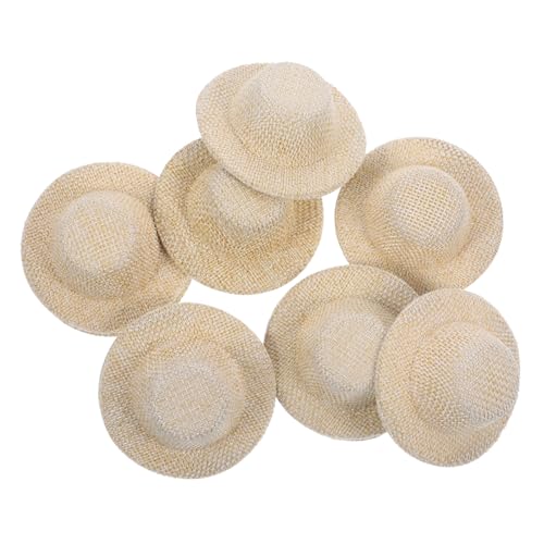 Yardwe 10 Stück Miniaturhafte Strohhüte für Puppen Bastelzubehör für Mini Häuser Kreative Dekorationen und DIY Projekte aus Material Ermutigt zur Fantasie und Einfachen Lagerung Yardwe 10 Stück Miniaturhafte Strohhüte für Puppen Bastelzubehör für Mini Häuser Kreative Dekorationen und DIY Projekte aus Material Ermutigt zur Fantasie und Einfachen Lagerung von Yardwe