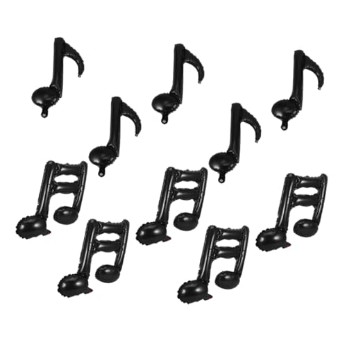 Yardwe 10 Stück Musiknoten Folienballons Schwarze Noten Ballons für Musik Mottoparty Geburtstagsfeier und Stilvolle Deko für Unvergessliche Yardwe 10 Stück Musiknoten Folienballons Schwarze Noten Ballons für Musik Mottoparty Geburtstagsfeier und Stilvolle Deko für Unvergessliche von Yardwe