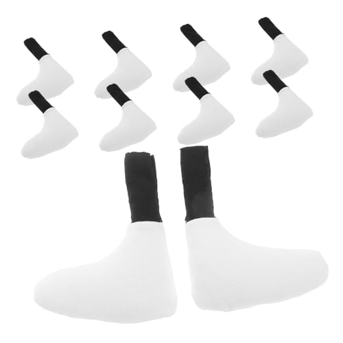 Yardwe 10 Stück Plüschpuppenzubehör Einfache Puppenfüße Puppen Bastelbedarf Puppenherstellungszubehör Puppenzubehör Handgefertigte Puppe DIY Puppenfüße Requisiten von Yardwe