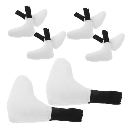 Yardwe 10 Stück Plüschpuppenzubehör Puppe Kleiner Fuß Puppenherstellungsteile Puppenteile Für Die Puppenherstellung Süßer Puppenfuß Puppenherstellungsbeinzubehör von Yardwe