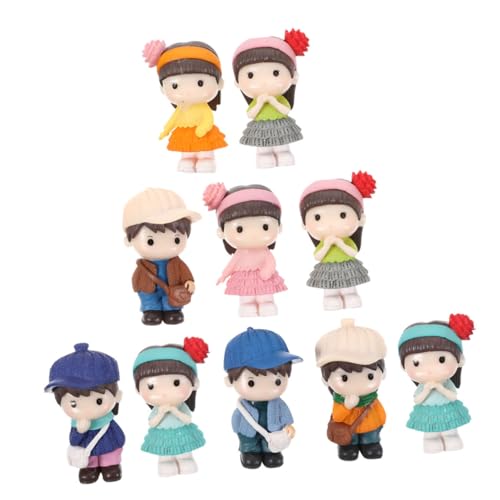 Yardwe 10 Stück Puppen Resin Figuren für Mikrolandschaft Pflanzgefäß Dekoration Süße Blumenpot Puppen für Zuhause Büro Yardwe 10 Stück Puppen Resin Figuren für Mikrolandschaft Pflanzgefäß Dekoration Süße Blumenpot Puppen für Zuhause Büro von Yardwe