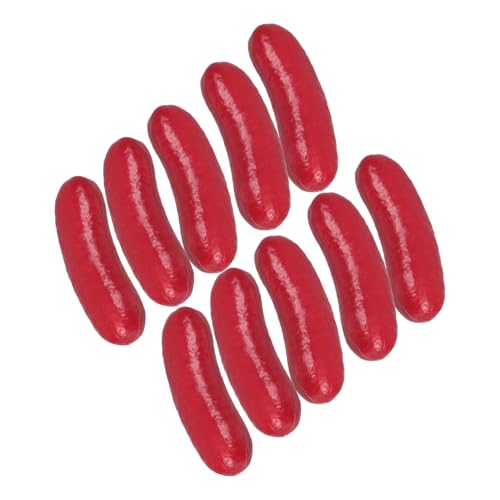 Yardwe 10 Stück Realistische Hot Dog Modelle für Fotografie Hochwertige Simulation von Lebensmitteldekoration für Party für Ausstellungen und Deko von Yardwe