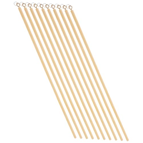 Yardwe 10 Stück Shadow Puppets Steuerknüppel Shadow Puppets Armgriffstange Shadow Puppets Arm Holzstab Schattenpuppen-Stick für Schattenpuppenspiel hölzern Beige von Yardwe
