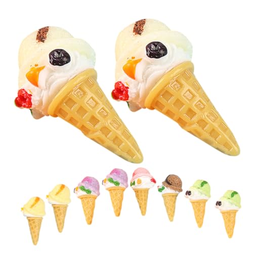 Yardwe 10 Stück Simulations- Eiscreme-Verzierungen Modell Einer Eistüte Simulation Eiscreme-Requisite Eiscreme-Modellierfigur gefälschte Eiscreme-Requisiten künstliches Harz Yardwe 10 Stück Simulations- Eiscreme-Verzierungen Modell Einer Eistüte Simulation Eiscreme-Requisite Eiscreme-Modellierfigur gefälschte Eiscreme-Requisiten künstliches Harz von Yardwe