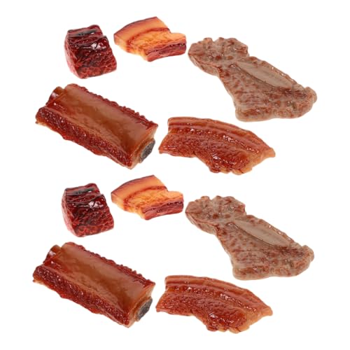 Yardwe 10 Stück Simulierte Rippchen Realistische Küchenanzeige Künstliches Modell Simulation Restaurantprodukt Gefälschte Schweinefleischdekoration Dekoartikel Requisite Yardwe 10 Stück Simulierte Rippchen Realistische Küchenanzeige Künstliches Modell Simulation Restaurantprodukt Gefälschte Schweinefleischdekoration Dekoartikel Requisite von Yardwe