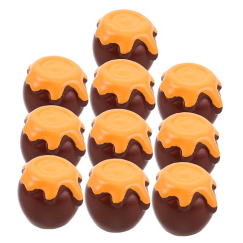 Yardwe 10 Stück Simuliertes Honigglas Miniaturhonigtopf Harz Mini Jar Dollhouse Honey Pot Miniaturgläser Küchenzubehör Für Puppenstuben Dollhouse Honey Decor Honigtopf Harzhonigtopf Harz von Yardwe