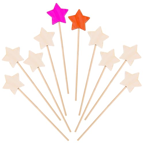 Yardwe 10 Stück Teiliges DIY Feenstäbe für Unbemalte Holzstäbe zum Basteln und Gestalten Kreatives für Partys und Geburtstagsfeiern Yardwe 10 Stück Teiliges DIY Feenstäbe für Unbemalte Holzstäbe zum Basteln und Gestalten Kreatives für Partys und Geburtstagsfeiern von Yardwe