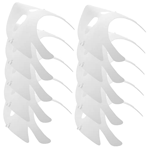 Yardwe 10 Stück Teiliges Diy Papiermasken zum Bemalen Unbemalte Faschings und Masken Umweltfreundliche Weiße Blanko Masken für Erwachsene Kreativen Gestalten und Cosplay von Yardwe