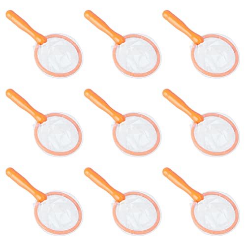 Yardwe 10 Stück Teiliges Fischernetz aus Hochwertigem Material Wasserspielzeug für Jugendliche Leicht und Handlich für und Freilassen von Fischen Sicher für Kleine Hände Yardwe 10 Stück Teiliges Fischernetz aus Hochwertigem Material Wasserspielzeug für Jugendliche Leicht und Handlich für und Freilassen von Fischen Sicher für Kleine Hände von Yardwe