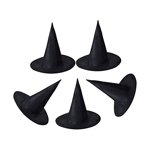 Yardwe 10 Stück Teiliges Hexenhüte aus Schwarzem Oxford Leicht und Hautfreundlich Halloween Kostüm Cosplay Party Zubehör für Karneval und Mottopartys Yardwe 10 Stück Teiliges Hexenhüte aus Schwarzem Oxford Leicht und Hautfreundlich Halloween Kostüm Cosplay Party Zubehör für Karneval und Mottopartys von Yardwe