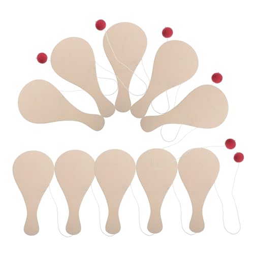 Yardwe 10 Stück Teiliges Holz Paddleball zum Bemalen DIY Malspielzeug für Jungen und Mädchen Kindergarten Förderung der Feinmotorik und Kreativität Yardwe 10 Stück Teiliges Holz Paddleball zum Bemalen DIY Malspielzeug für Jungen und Mädchen Kindergarten Förderung der Feinmotorik und Kreativität von Yardwe