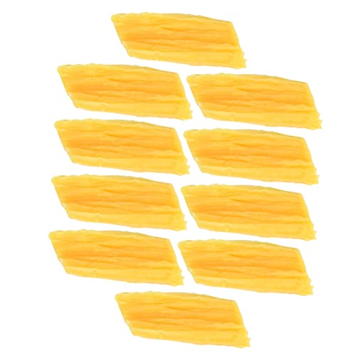 Yardwe 10 Stück Teiliges Künstliche Tofu Sticks Modell für Restaurant Dekoration und Fotografie Realistisches Fake Food für Kreative Präsentationen und DIY Projekte von Yardwe