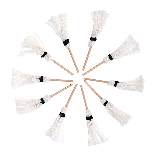 Yardwe 10 Stück Teiliges Mini Hexenbesen Halloween Deko Kleine Besenfigur Handliche Miniatur Hexenbesen für Partydeko Geschenkidee für Freunde Yardwe 10 Stück Teiliges Mini Hexenbesen Halloween Deko Kleine Besenfigur Handliche Miniatur Hexenbesen für Partydeko Geschenkidee für Freunde von Yardwe