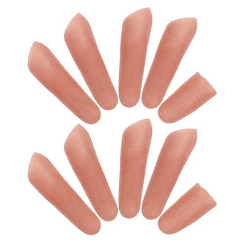 Yardwe 10 Stück Teiliges Realistische Fake Finger-Sleeves für Film und Bühne Langlebige Vielseitige Zaubertrick-Accessoires für Verblüffende Bühnenillusionen und Spezialeffekte bei Yardwe 10 Stück Teiliges Realistische Fake Finger-Sleeves für Film und Bühne Langlebige Vielseitige Zaubertrick-Accessoires für Verblüffende Bühnenillusionen und Spezialeffekte bei von Yardwe