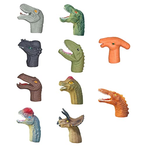 Yardwe 10 Stück Teiliges Set Handgefertigter Dinosaurier Fingerpuppen Sicher und Leicht für Interaktive Geschichtenerzählungen und Kreative Spielstunden Yardwe 10 Stück Teiliges Set Handgefertigter Dinosaurier Fingerpuppen Sicher und Leicht für Interaktive Geschichtenerzählungen und Kreative Spielstunden von Yardwe