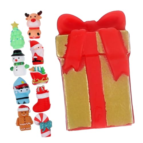 Yardwe 10 Stück Teiliges Weihnachts Fingerpuppen Santa Schneemann Elch Tannenbaum Kindgerechtes Lernspielzeug für Eltern Bindung für Weihnachten und Kinderpartys Yardwe 10 Stück Teiliges Weihnachts Fingerpuppen Santa Schneemann Elch Tannenbaum Kindgerechtes Lernspielzeug für Eltern Bindung für Weihnachten und Kinderpartys von Yardwe