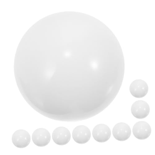Yardwe 10 Stück Teiliges Weißer Rolling Beads für Roulette Spiele Kreatives Zubehör für Party und Brettspiele Acrylkugeln für Elegantes Spielerlebnis von Yardwe