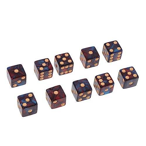 Yardwe 10 Stück Zweifarbige Würfel sechsseitige Würfel Pub -Spiel ungewöhnlich Massenwürfel große Würfel Brettspiele Würfel Bunte Würfel Spielwürfel Acryl Blue Yardwe 10 Stück Zweifarbige Würfel sechsseitige Würfel Pub -Spiel ungewöhnlich Massenwürfel große Würfel Brettspiele Würfel Bunte Würfel Spielwürfel Acryl Blue von Yardwe