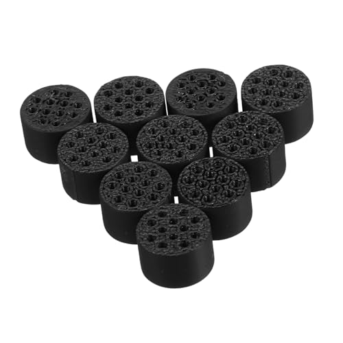 Yardwe 10 Stücke Puppenhaus Küche Zubehör Faux Kohle Modell Modell Miniatur Kohle Simulation Puppe Spielen Spielzeug Puppenhaus Grill Grill Schwarz von Yardwe