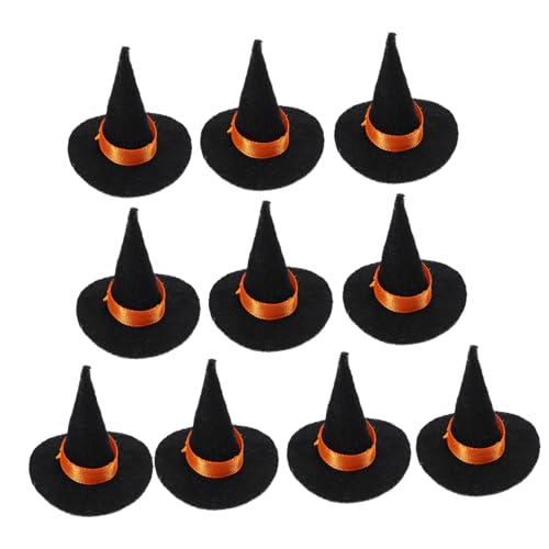 Yardwe 10 Teiliges Mini Filz Hexenhut Halloween Party Deko Weicher Langlebiger Hexenhut für Cosplay Karneval Gnome Dekoration Einzigartiges Design Schwarz Diy Puppenhaus Zubehör Yardwe 10 Teiliges Mini Filz Hexenhut Halloween Party Deko Weicher Langlebiger Hexenhut für Cosplay Karneval Gnome Dekoration Einzigartiges Design Schwarz Diy Puppenhaus Zubehör von Yardwe