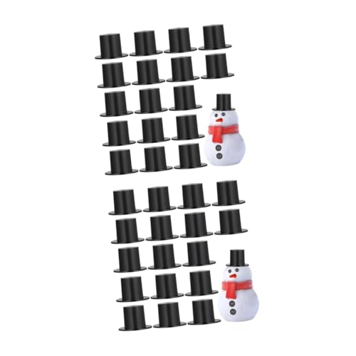 Yardwe 100 Stck. Mini Top Hats Schwarz Hüte für Diy Puppenaccessoires Schneemann Weihnachtsdeko Niedliche Mini Hüte zum Basteln und Verzieren Yardwe 100 Stck. Mini Top Hats Schwarz Hüte für Diy Puppenaccessoires Schneemann Weihnachtsdeko Niedliche Mini Hüte zum Basteln und Verzieren von Yardwe