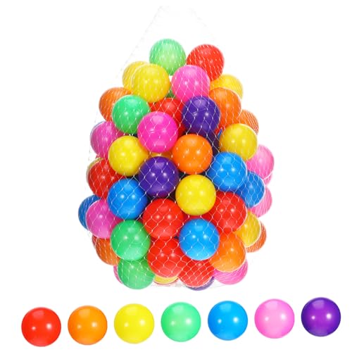 Yardwe 100 Stück Bunte Ozeanbälle Sicheres Wasserdichtes für Bällebäder und Spielplätze Fördert Hand Augen Koordination und Körperliche Aktivität Zufällige Farbe Yardwe 100 Stück Bunte Ozeanbälle Sicheres Wasserdichtes für Bällebäder und Spielplätze Fördert Hand Augen Koordination und Körperliche Aktivität Zufällige Farbe von Yardwe