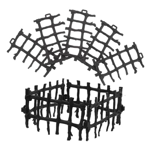 Yardwe 100 Stück Corral Zaun Zubehör für Paddock für DIY Figuren Schwarz für Kindergeburtstag und Kreative Szenen Yardwe 100 Stück Corral Zaun Zubehör für Paddock für DIY Figuren Schwarz für Kindergeburtstag und Kreative Szenen von Yardwe