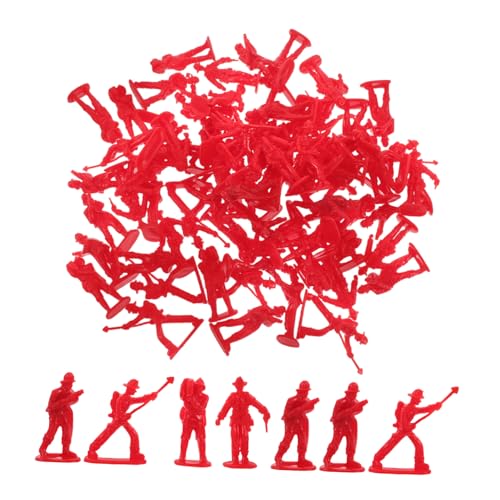 Yardwe 100 Stück Feuerwehrmann-Ornamente für feuerwehrmann Feuerwehrmann-Sammelfiguren Feuerwehrwagen Geburtstagdekorationen Feuerwehrpuppen Puppenhauspuppen von Yardwe