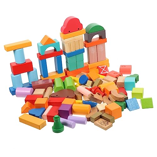 Yardwe 100 Stück Großkornblockspielzeug Spielzeugbaublöcke Holzblock Bausteine Kinderblöcke Bausteinspielzeug Spielzeugsteine Farbige Bausteine Kleinkindblöcke Hölzern Yardwe 100 Stück Großkornblockspielzeug Spielzeugbaublöcke Holzblock Bausteine Kinderblöcke Bausteinspielzeug Spielzeugsteine Farbige Bausteine Kleinkindblöcke Hölzern von Yardwe