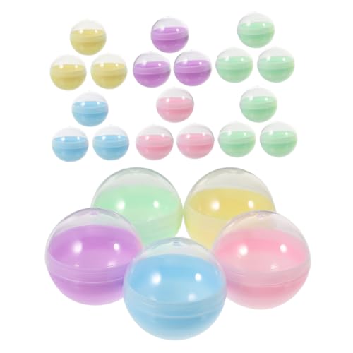 Yardwe 100 Stück Halbtransparente Macaron Farbige Plastik Kapseln Befüllbare und Kaugummiautomat Kugeln Runde DIY Behälter für Bastelarbeiten Partypreise und Aufbewahrung Yardwe 100 Stück Halbtransparente Macaron Farbige Plastik Kapseln Befüllbare und Kaugummiautomat Kugeln Runde DIY Behälter für Bastelarbeiten Partypreise und Aufbewahrung von Yardwe