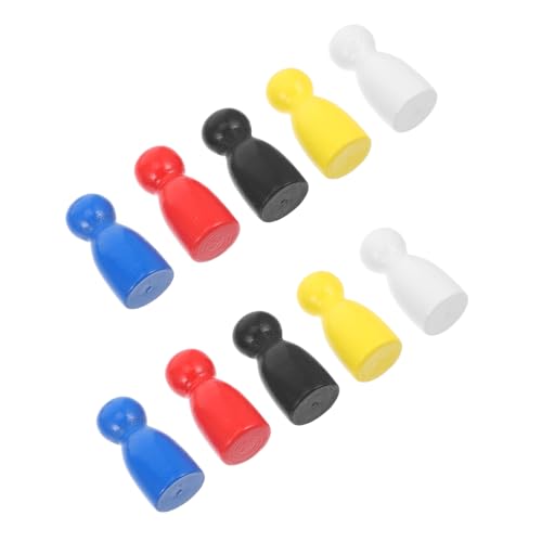 Yardwe 100 Stück Holz Schachfiguren Spielsteine für Brettspiele und Je Schach Zubehörteile für Erwachsene Yardwe 100 Stück Holz Schachfiguren Spielsteine für Brettspiele und Je Schach Zubehörteile für Erwachsene von Yardwe