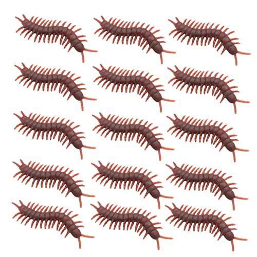Yardwe 100 Stück Kunstwurm Täuschend Echte Centipede Deko für Halloween und Aprilscherze Material für Scherzartikel und Gruseldeko Yardwe 100 Stück Kunstwurm Täuschend Echte Centipede Deko für Halloween und Aprilscherze Material für Scherzartikel und Gruseldeko von Yardwe